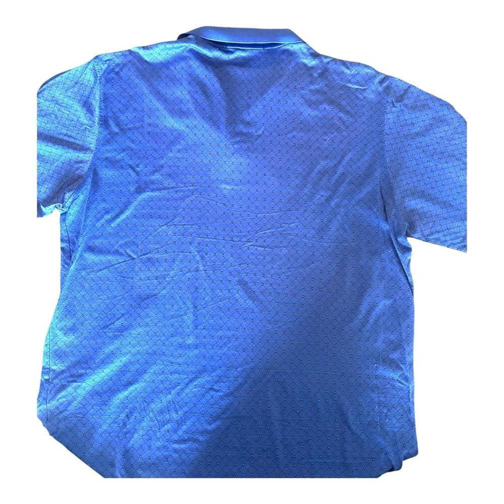 Robert Trent Jones TPC Sugarloaf Georgia Golf Polo Blue Textured Pattern XL - Picture 3 of 8